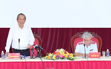 Phó Thủ tướng Trương Hòa Bình làm việc với Thanh tra Chính phủ