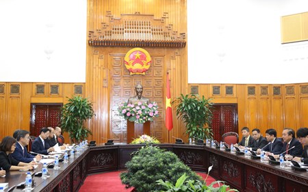 Phó Thủ tướng Thường trực Trương Hoà Bình tiếp Thống đốc tỉnh Aichi (Nhật Bản)