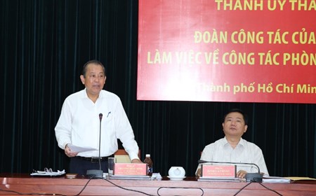 TPHCM cần đẩy nhanh xử lý các vụ tham nhũng nghiêm trọng