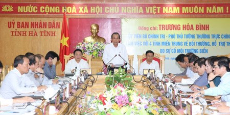 Đẩy nhanh bồi thường thiệt hại cho người dân 4 tỉnh miền Trung