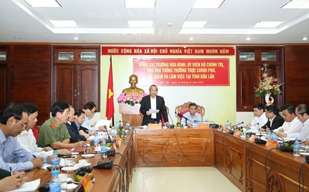 Phó Thủ tướng Thường trực làm việc tại Đắk Lắk