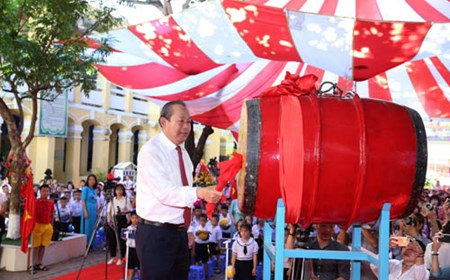 Phó Thủ tướng Thường trực dự lễ khai giảng tại TP. Đà Nẵng