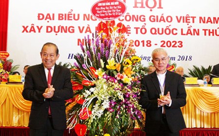 Phó Thủ tướng dự Đại hội Ủy ban Đoàn kết Công giáo Việt Nam