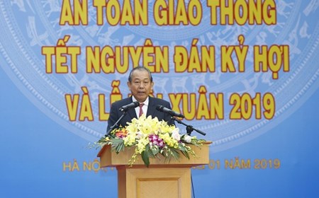 Phó Thủ tướng Thường trực phát động Năm An toàn giao thông 2019