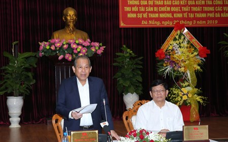 Thông qua dự thảo báo cáo kết quả kiểm tra đối với Thường vụ Thành uỷ Đà Nẵng