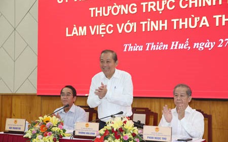 Tháo gỡ vướng mắc để Thừa Thiên-Huế phát triển nhanh, bền vững