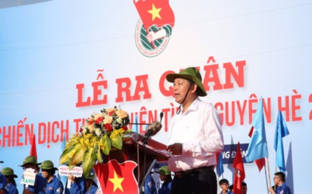 Đoàn TNCS Hồ Chí Minh cần đi đầu tham gia giải quyết những vấn đề mới, khó