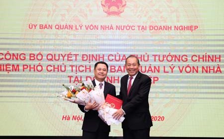 Phó Thủ tướng Thường trực trao quyết định bổ nhiệm Phó Chủ tịch Uỷ ban Quản lý vốn Nhà nước