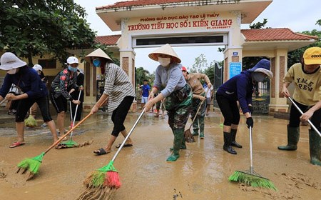 Khẩn trương khắc phục hậu quả mưa lũ