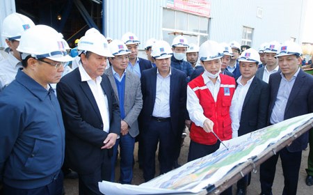 Phó Thủ tướng Thường trực đốc thúc tiến độ Nhiệt điện Thái Bình 2