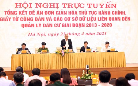 Phó Thủ tướng Thường trực chủ trì Hội nghị toàn quốc tổng kết Đề án 896