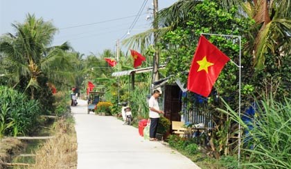 Công nhận 16 xã an toàn khu tại tỉnh Tiền Giang