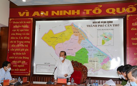 Cần Thơ phải tận dụng tối đa thời gian thực hiện Chỉ thị 16 chặn đứng dịch COVID-19