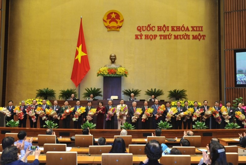 Các thành viên mới của Chính phủ ra mắt - ảnh 1