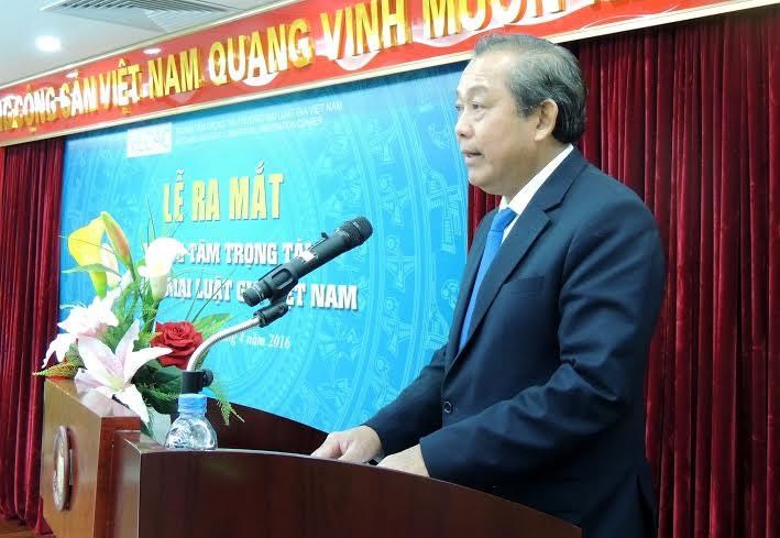 Ra mắt Trung tâm Trọng tài thương mại Luật gia Việt Nam - ảnh 1