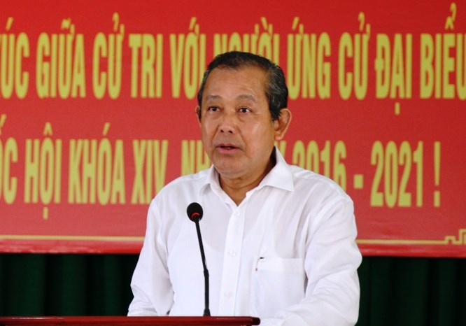 Phó Thủ tướng Trương Hòa Bình tiếp xúc cử tri Long An - ảnh 1