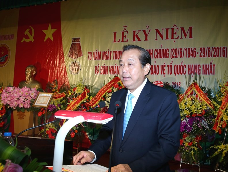 Binh chủng Pháo binh đón nhận Huân chương Bảo vệ Tổ quốc hạng Nhất - ảnh 2