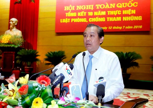 Hoàn thiện pháp luật, khắc phục sơ hở trong quản lý để phòng, chống tham nhũng - ảnh 1