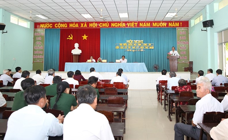 Phó Thủ tướng Trương Hòa Bình tiếp xúc cử tri huyện Đức Huệ, Long An - ảnh 2