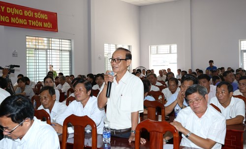 Phó Thủ tướng Trương Hòa Bình tiếp xúc cử tri tại Long An - ảnh 2
