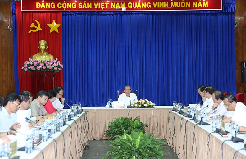 Phó Thủ tướng Trương Hòa Bình họp xử lý khiếu nại ở các tỉnh phía nam - ảnh 1