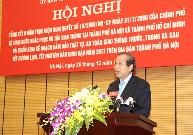 Hà Nội tổng kết 8 năm thực hiện Nghị quyết về giảm ùn tắc giao thông - ảnh 1