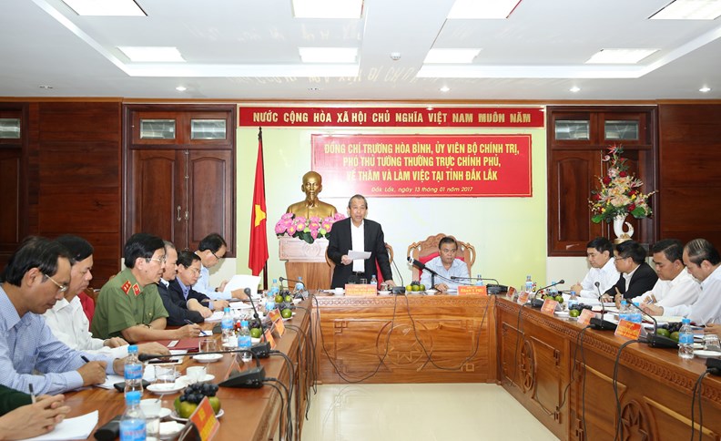 Phó Thủ tướng Thường trực làm việc tại Đắk Lắk - ảnh 1