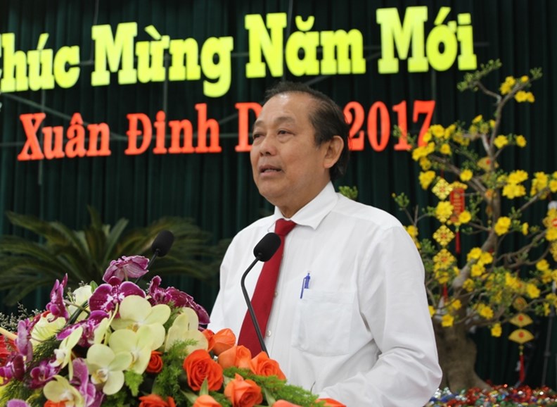 Phó Thủ tướng Thường trực chúc tết Đảng bộ, nhân dân Long An - ảnh 1