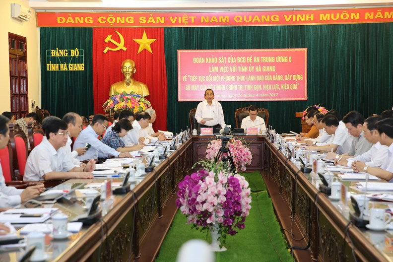 Phó Thủ tướng Thường trực làm việc với Tỉnh ủy Hà Giang - ảnh 2