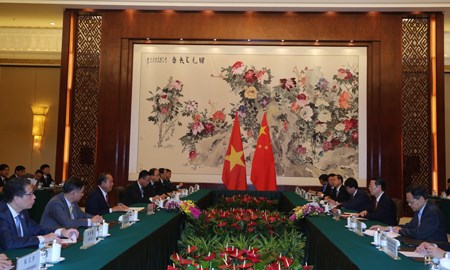Phó Thủ tướng Trương Hòa Bình hội kiến Phó Thủ tướng Quốc vụ viện Trung Quốc - ảnh 2