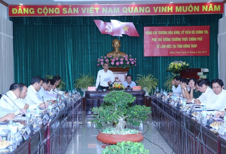 Phó Thủ tướng Thường trực Chính phủ làm việc tại Đồng Tháp - ảnh 2