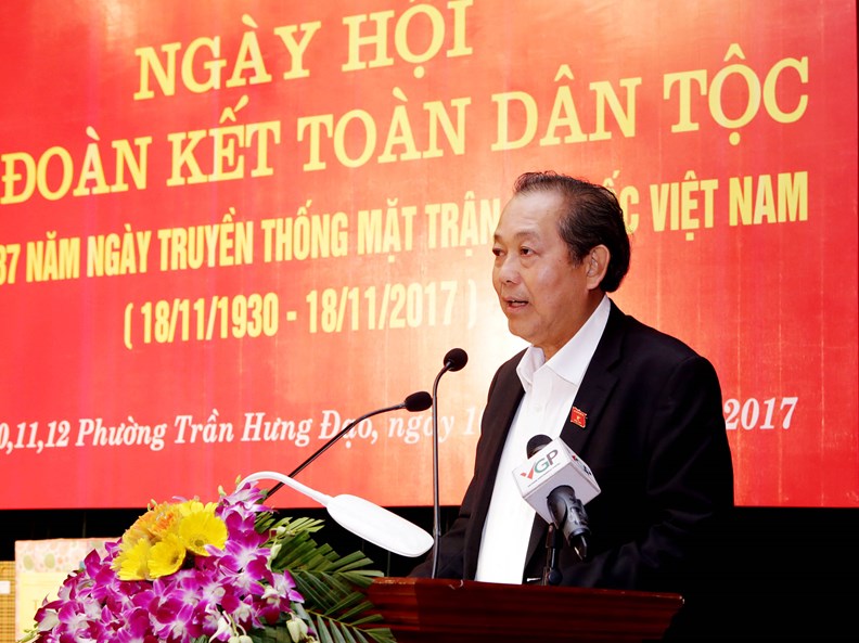 Phó Thủ tướng Thường trực dự Ngày hội Đại đoàn kết toàn dân tộc - ảnh 1