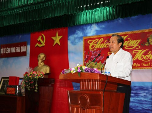 Phó Thủ tướng Trương Hòa Bình thăm các LLVT trên địa bàn Kiên Giang - ảnh 1