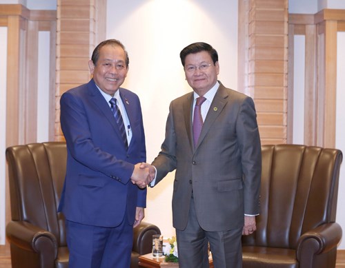 Phó Thủ tướng tiếp xúc lãnh đạo các nước dự Hội nghị Tương lai châu Á - ảnh 1