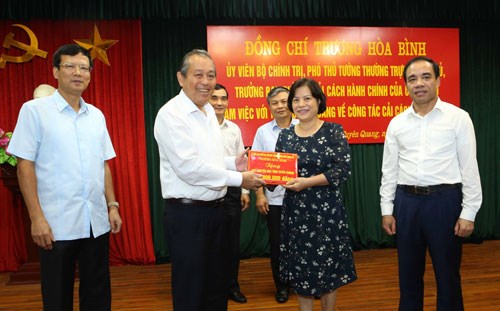 Phó Thủ tướng Thường trực làm việc với tỉnh Tuyên Quang về CCHC - ảnh 2