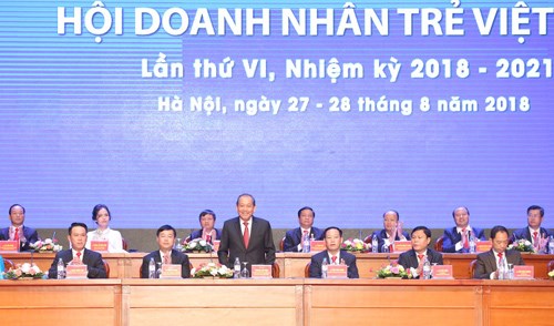Phó Thủ tướng Trương Hòa Bình dự Đại hội Hội Doanh nhân trẻ Việt Nam - ảnh 1