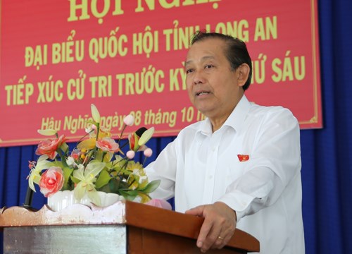 Phó Thủ tướng tiếp xúc cử tri Long An - ảnh 1