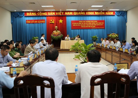 Phó Thủ tướng Thường trực làm việc với Tỉnh ủy An Giang - ảnh 1