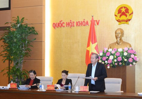 Đoàn kiểm tra của Bộ Chính trị thông báo kết quả thẩm tra, xác minh tại Đảng đoàn QH - ảnh 1