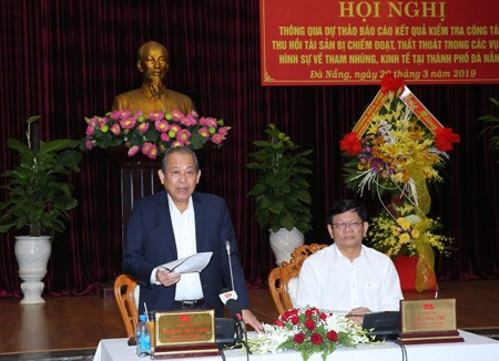Thông qua dự thảo báo cáo kết quả kiểm tra đối với Thường vụ Thành uỷ Đà Nẵng - ảnh 1