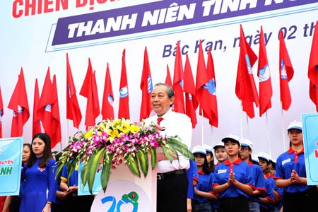 Phó Thủ tướng Thường trực phát động Chiến dịch thanh niên tình nguyện - ảnh 1