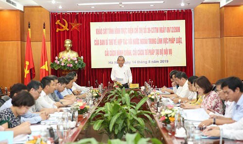 Phó Thủ tướng Thường trực làm việc với Ban Cán sự Đảng Bộ Nội vụ - ảnh 1