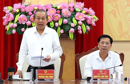 Phó Thủ tướng Thường trực Chính phủ làm việc tại Quảng Ninh - ảnh 1