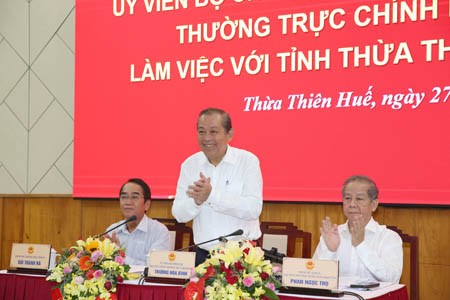 Tháo gỡ vướng mắc để Thừa Thiên-Huế phát triển nhanh, bền vững - ảnh 1