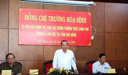 Phó Thủ tướng Thường trực Chính phủ làm việc tại Đắk Nông - ảnh 1