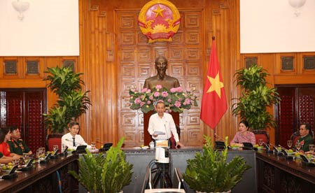 Phó Thủ tướng Thường trực tiếp đoàn người có công tỉnh Nghệ An - ảnh 1
