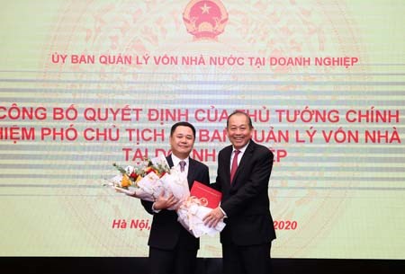 Phó Thủ tướng Thường trực trao quyết định bổ nhiệm Phó Chủ tịch Uỷ ban Quản lý vốn Nhà nước - ảnh 1