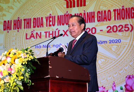 Phó Thủ tướng Thường trực dự Đại hội Thi đua yêu nước ngành GTVT - ảnh 1