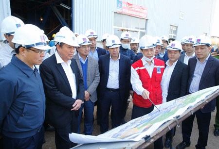 Phó Thủ tướng Thường trực đốc thúc tiến độ Nhiệt điện Thái Bình 2 - ảnh 1