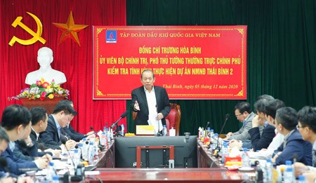 Phó Thủ tướng Thường trực đốc thúc tiến độ Nhiệt điện Thái Bình 2 - ảnh 2